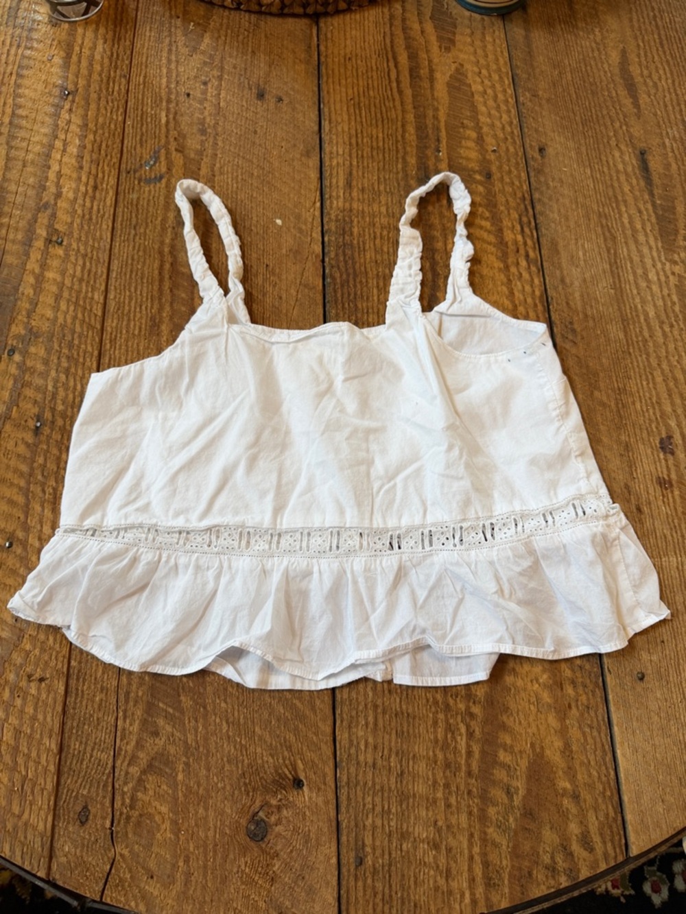 Frankies Bikinis Airy Poplin Buttoned Top - Picture 5 of 6